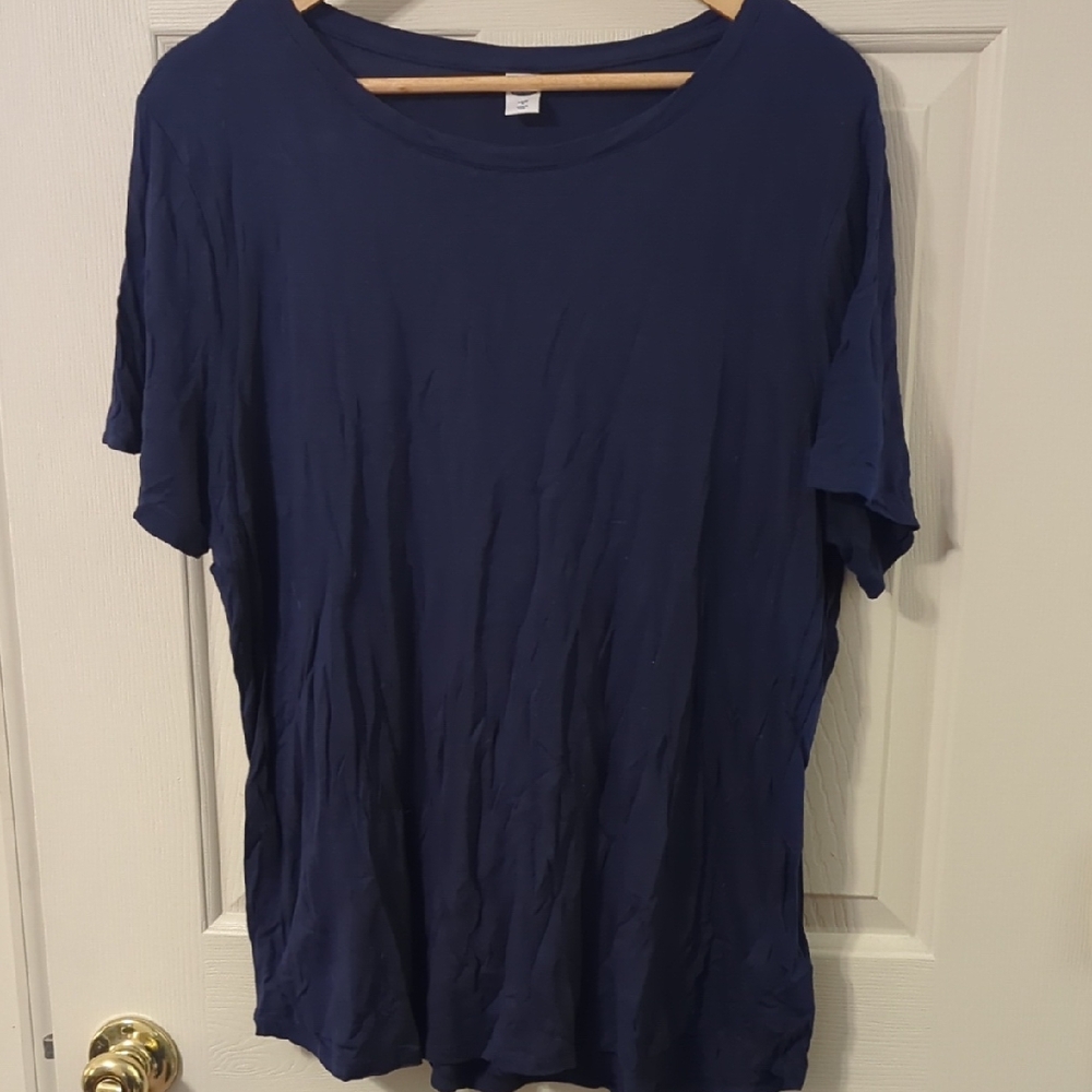 Old Navy Deep Blue Short Sleeve Tee